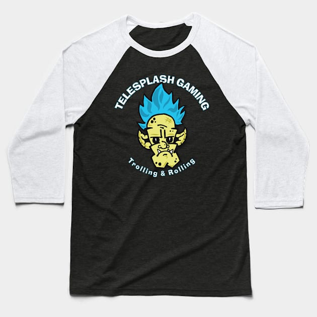 Telesplash Gaming Baseball T-Shirt by TelesplashGaming